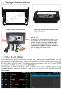 Android 10 Navi GPS 9'' Wireless Carplay 4-Core 32GB für Autoradio VW Polo V 6C 2014-2017