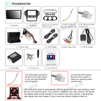 Android Autoradio for Ford Mondeo 2011-2013 10.1 Inch Bluetooth Car Stereo with Wireless Carplay Android Auto Touch Screen Radio GPS Navigator Supports Steering Wheel Control WiFi USB