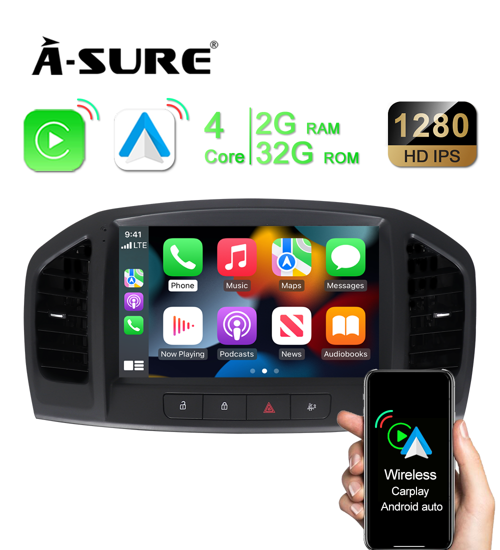 XISEDO Android 10.0 Autoradio In-dash Car Radio 9" Car Stereo 4-Core