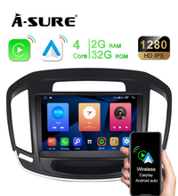 9" Android Autoradio mit 2+32GB Navi Ersaz für Opel Vauxhall Insignia (2013-2016) Low-end Version, Unterstüzt Wireless Carplay Android Auto WiFi Bluetooth GPS DSP