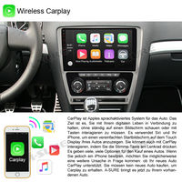 10.1" 8-Core 6GB RAM 128GB ROM Android 10 Wireless Carplay Android Auto DSP GPS Navi Car Radio for Skoda Octavia II 2004-2013, Built-in 4G LTE Modem 1280x720P