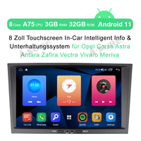 8" Android 11 Wireless Carplay Android Auto GPS Navi Car Radio 3GB RAM 32GB ROM for Opel Corsa Astra Antara Vectra Meriva Zafira Vivaro