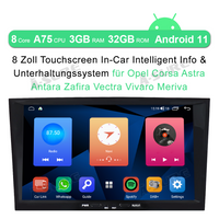 Octa-Core 3GB RAM 32GB Android 11 NAVI GPS Autoradio für OPEL Corsa Astra Zafira