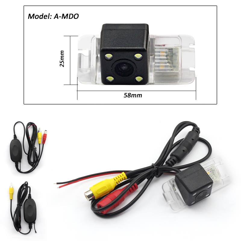 wireless Rear View Camera with cinch plug for A-Sure Ford car radios