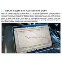 Verstärker Subwoofer Endstufe Chinch-Anschluss für Android Radio 16-Pin 