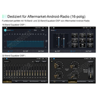 Verstärker-Subwoofer-Ausgangsstufe Chinch-Anschluss für Android-Radio 16-pin