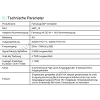 Verstärker-Subwoofer-Ausgangsstufe Chinch-Anschluss für Android-Radio 16-pin